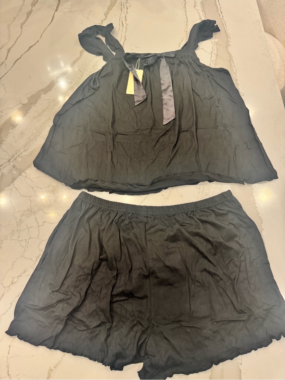 Black Women's Elastic-Waist Skirt - Unbranded